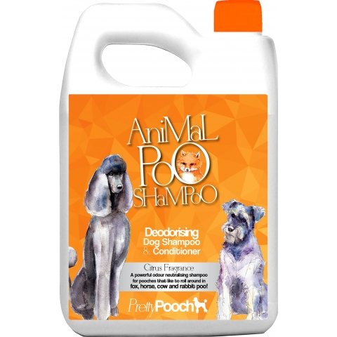 Pretty Pooch Animal Fox Poo Shampoo with Citrus Fragrance 2/5L